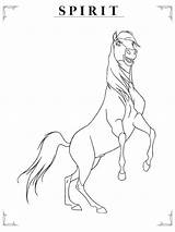 Coloring Pages Of Spirit The Horse sketch template