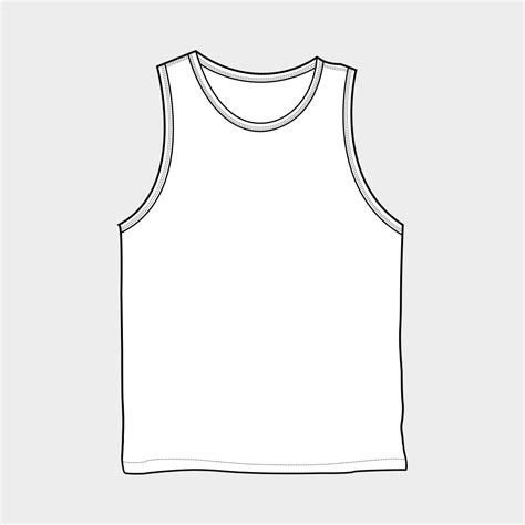 Tank Top Vector at GetDrawings | Free download