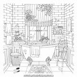Bathroom Coloring Pages sketch template