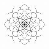 Geometric zenith Mandala coloring Book Page Vector Image sketch template