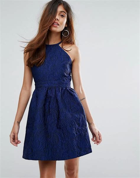 Lyst - Oh My Love Racer Beck Skater Dress in Blue