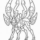 Zygarde Complete Forme Pokemon Sun And Moon Coloring Page sketch template