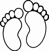 Baby Feet  Free Coloring Pages sketch template