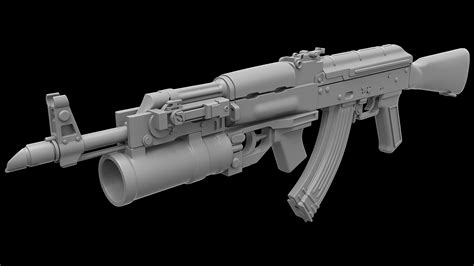 ArtStation - Ak 74 Rifle GP 25 | Resources