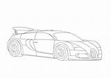 Bugatti Veyron Coloring Pages sketch template