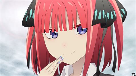 Nino Nakano HD, Gotoubun no Hanayome, Nino Nakano, Blue Eyes, Pink Hair ...