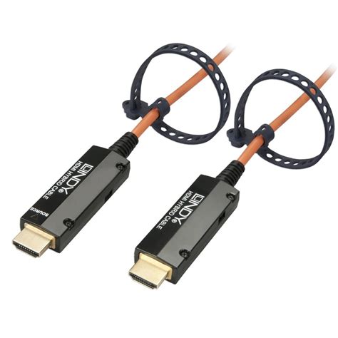 30m Fibre Optic Hybrid HDMI Cable - from LINDY UK