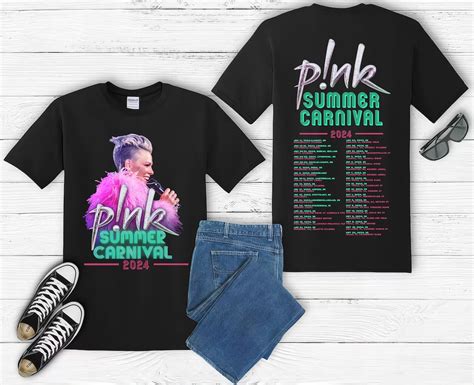 Pnk Pink Singer Summer Carnival 2024 Festival WORLD Tour T Shirt Hoodie ...