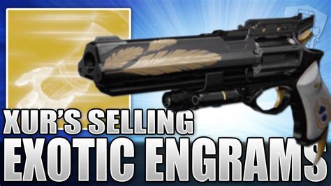 Destiny: Xur's Selling Exotic Engrams! WTF! Loot & Location - 14th ...