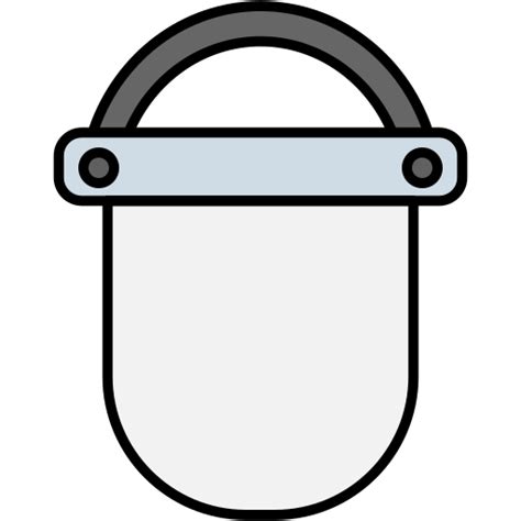 Face shield Generic Outline Color icon