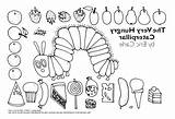 Very Hungry Caterpillar Coloring Page Beautiful Collection Cat  sketch template