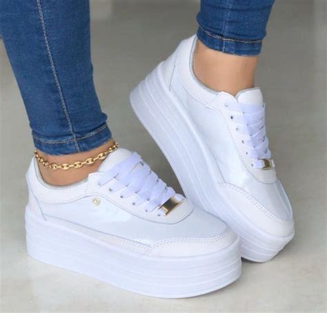 Pin on platforms sport | Sneakers fashion, Casual shoes women, Fashion ...