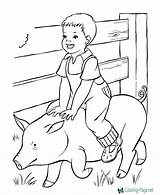 Farm Coloring Pages sketch template