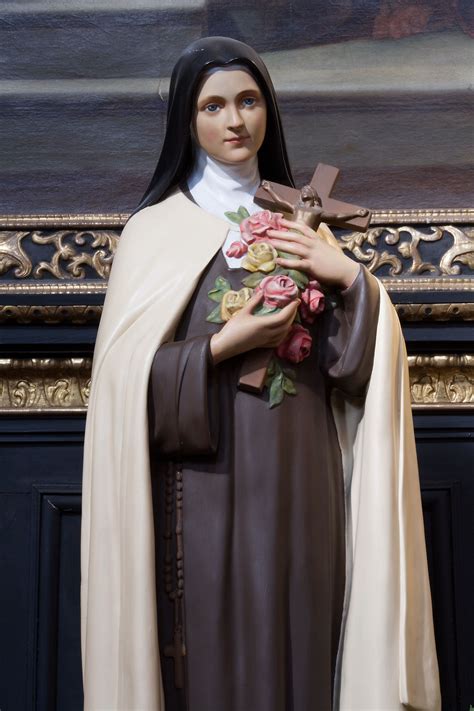 beautiful statue of St. Therese Church Of The Infant Jesus in Prague Catholic Religion, Catholic ...