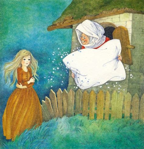 Frau Holle (Illustrationen) | Fairytale art, Fairy book, Fairytale ...