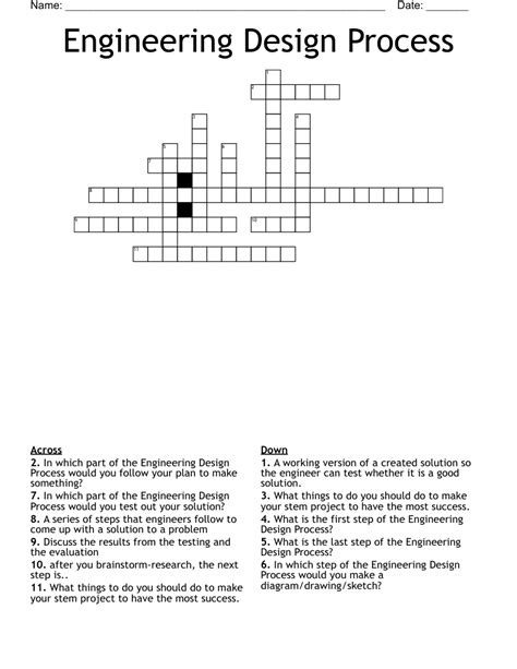 Engineering Design Process Worksheet - Abhayjere.com