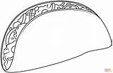 Taco Coloring Pages Printable Tacos Bell Coloringcafe Print Pdf Drawing  sketch template