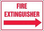Fire Extinguisher Safety Sign MFXG516