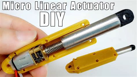 DIY 마이크로 리니어 엑추에이터 장난감용 집에서 만들기 How to make Micro Linear Actuator for ...