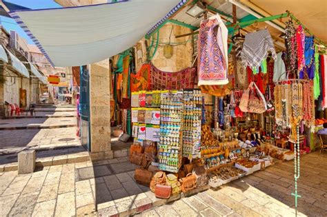 Old market in Jerusalem. editorial photo. Image of palestine - 33499591