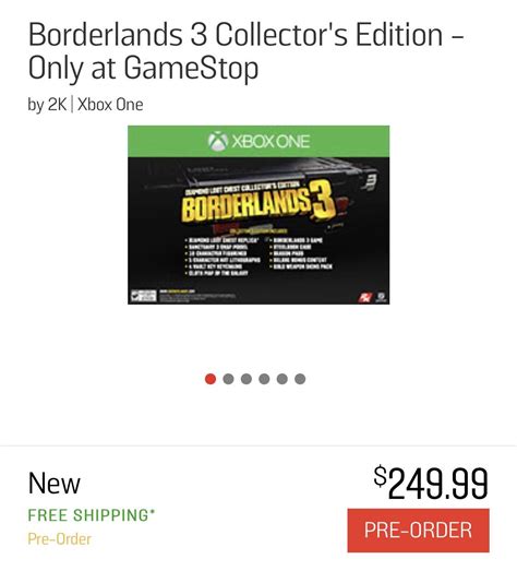 BORDERLANDS 3 COLLECTORS EDITION RESTOCKED : r/borderlands3