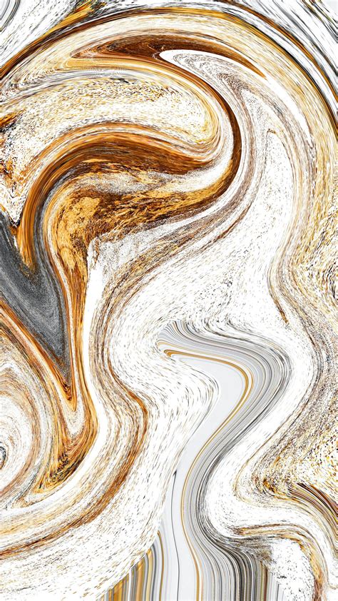 Marble texture with gold and gray swirls mobile phone wallpaper ...