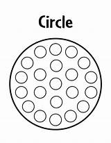 Circle Shape Coloring Pages To Print  Free Printable sketch template
