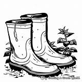 Rain Boots Coloring Pages  Free & Printable sketch template