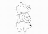 We Bare Bears Cartoon Network Coloring Pages Coloring Pages sketch template
