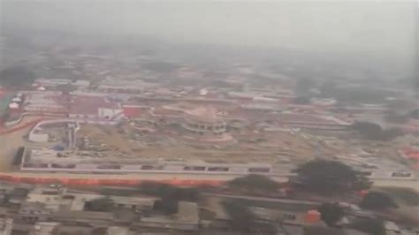 Ram Mandir: Aerial view of Ayodhya temple from PM Modi's chopper goes viral | WATCH – India TV