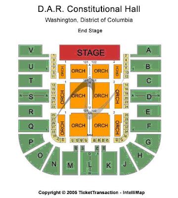 DAR Constitution Hall seating chart: check the seating chart, view DAR Constituion Hall events ...