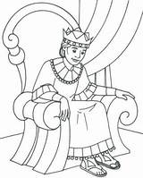 David Becomes King Coloring Page sketch template