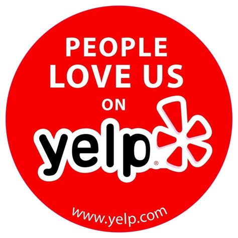 Yelp Logo Sticker Decal (2 Stickers) Vinyl Business Sign People Love Us On Yelp for sale from ...