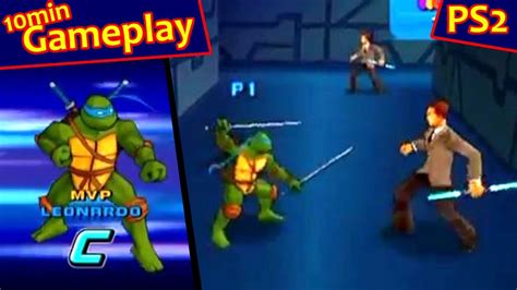 Teenage Mutant Ninja Turtles 2: Battle Nexus ... (PS2) Gameplay - YouTube