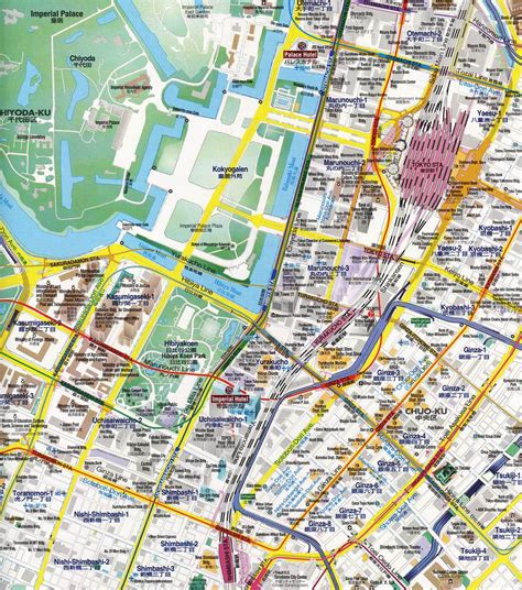 Ginza Map / "The Ginza" Area Map, Tokyo, 1964 | Check out more of my ...