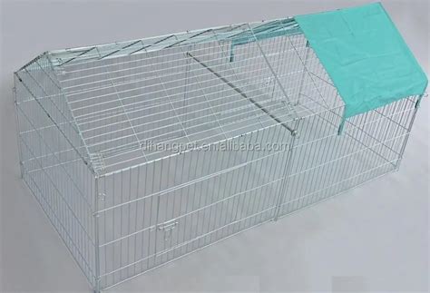 Folding Outdoor Rabbit Run Cage With Sunshade - Buy Rabbit Run,Rabbit Run Cage,Folding Rabbit ...