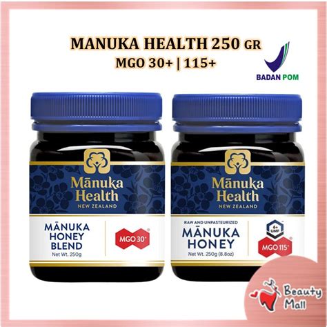 Jual Manuka Health Blend MGO 30+ | 100+ | 115+ 250 gram Madu Manuka New Zealand Indonesia|Shopee ...