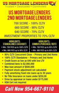 2ND Second Mortgage Lenders Florida