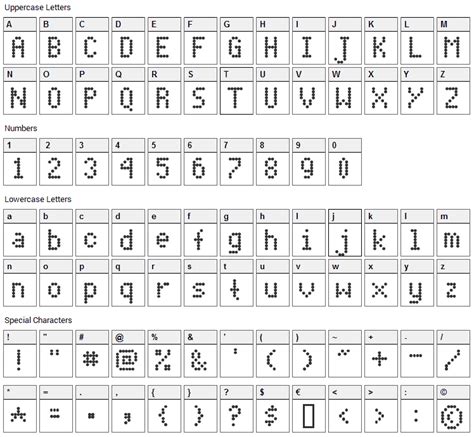 Dot Matrix Font Download - Fonts4Free