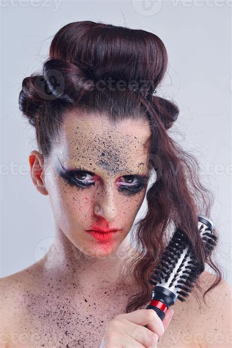 Beautiful Woman with Luxury Makeup 10670360 Stock Photo at Vecteezy