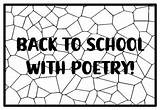 BACK TO SCHOOL WITH POETRY Poetry Month Activity Coloring Pages sketch template