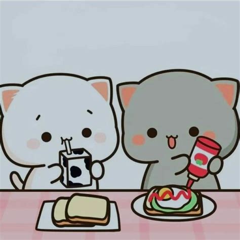 Cute Mochi Cats 💛|| Cute Wallpapers Mochi, Cute Wallpapers, Snoopy ...