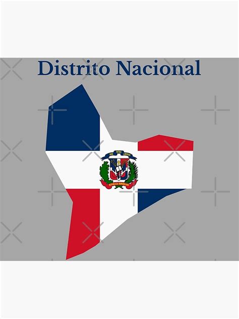 "Distrito Nacional Province Map Design, Dominican Republic." Poster for Sale by marosharaf ...