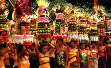 Traditional Galungan festival Bali