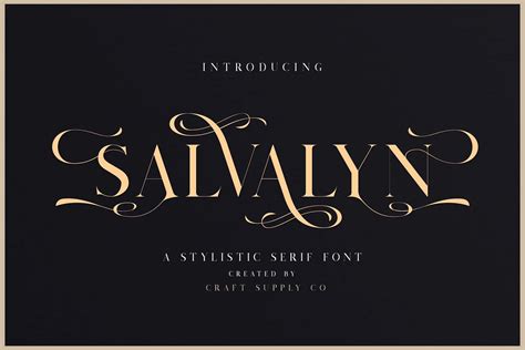 Salvalyn Serif Font Free & Premium