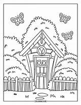 125  Cottage Coloring Pages For Kids & Adults Free Printable PDFs sketch template