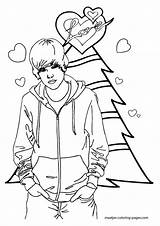 Kleurplaten Van Justin Bieber sketch template