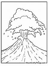 Printable Volcano Coloring Pages Updated 2022  Home sketch template