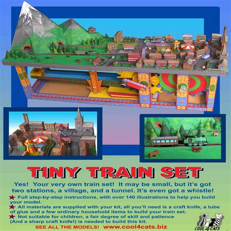 Tiny Train Set - Cool4Cats:Amazing Card Kits