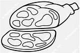 Ham Drawing At GetDrawings  Free Download sketch template